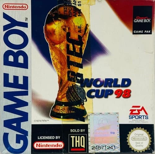 WORLD CUP 98 NINTENDO GAME BOY GAME 1998 USED