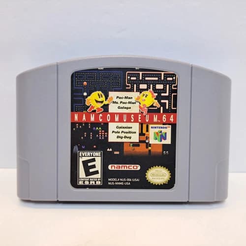 Namco Museum 64 (Nintendo 64, 1999) TESTED Authentic N64