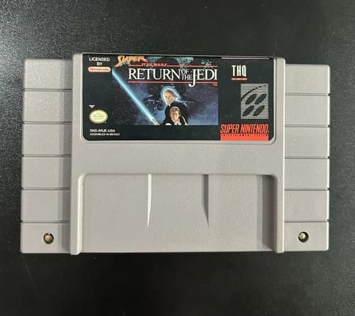 Super Star Wars: Return of the Jedi - THQ Nintendo SNES Game Cartridge
