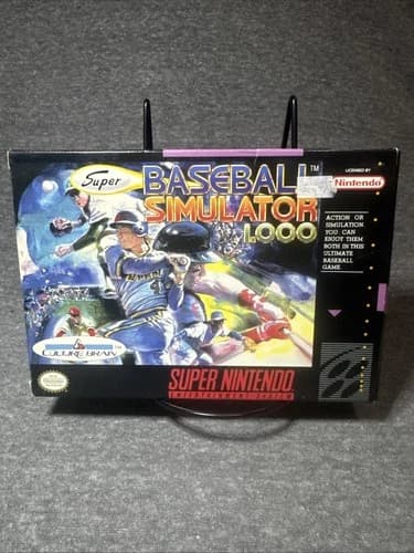 Super Baseball Simulator 1.000 Super Nintendo Entertainment System SNES 19