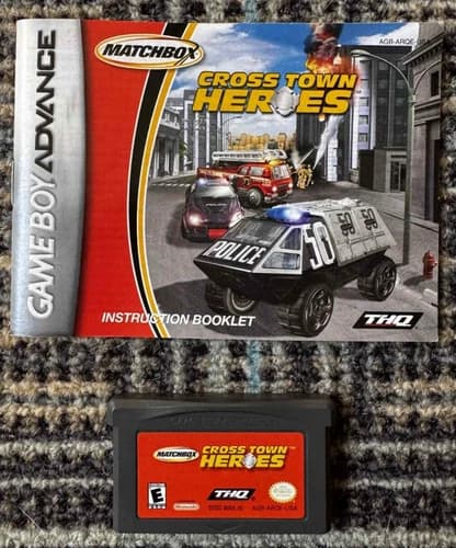 Cross Town Heroes GBA Authentic, Tested - GameBoy Advance (Tested and Working)