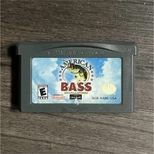 American Bass Challenge Nintendo Game Boy Advance Ubi Soft NTSC-U/C (SUPER RARE)