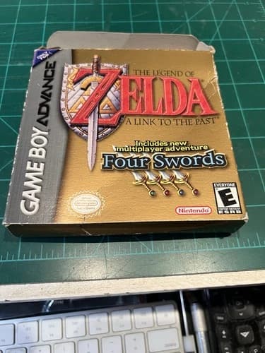 Legend of Zelda A Link to the Past Four Swords Game Boy Advance GBA COMPLETE CIB