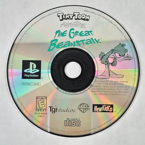 Tiny Toon Adventures The Great Beanstalk - Loose Sony PS1 Playstation 1 Disc