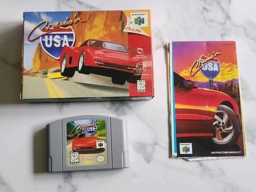 Cruis'n USA. CIB Complete. N64 Nintendo 64. Tested. Authentic. Very Good.
