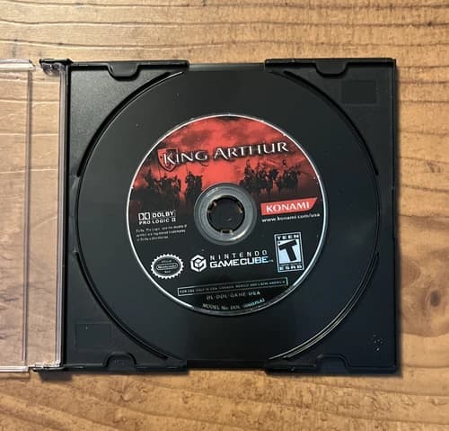King Arthur - Disc Only - GameCube Nintendo Tested To Game Play Ships Fast