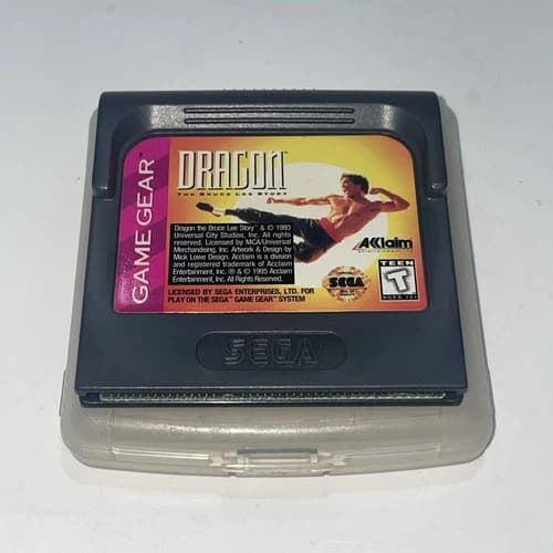 Dragon: The Bruce Lee Story (Sega Game Gear 1993) Cartridge Only Tested