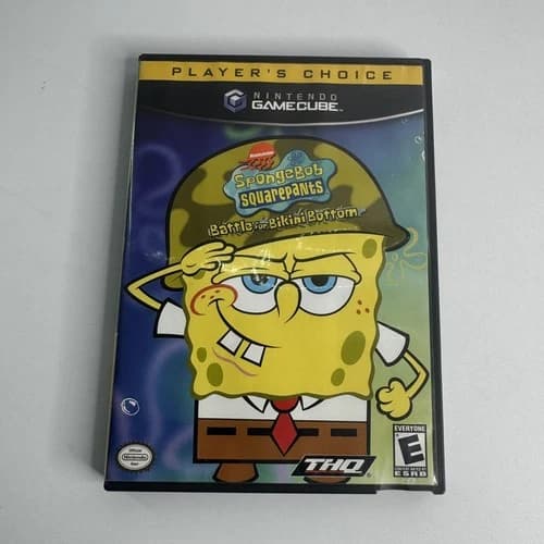 SpongeBob SquarePants Battle for Bikini Bottom Nintendo GameCube Complete CIB