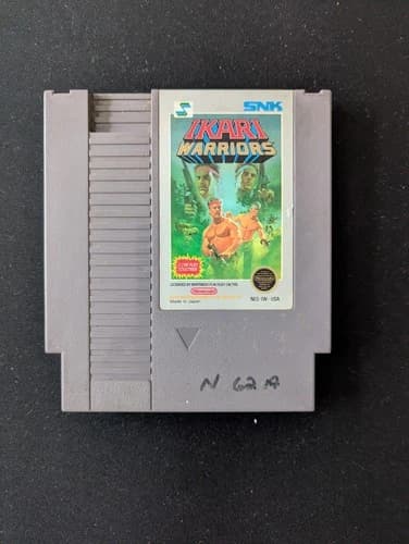 Ikari Warriors - Nintendo NES Game - Authentic - Tested - Free Shipping