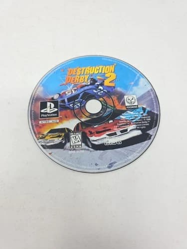 Destruction Derby 2 PlayStation 1 PS1 Disc Only Loose Disc Tested