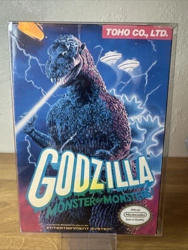Nintendo NES Godzilla: Monster of Monsters! CIB | Cart Manual Cart