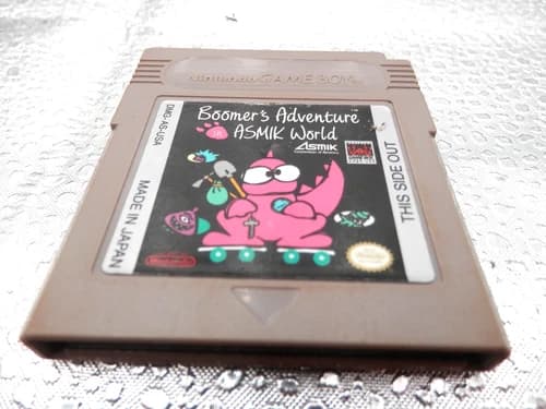 Boomer's Adventure In ASMIK World-Nintendo Game Boy-1989-VGC-Free Shipping
