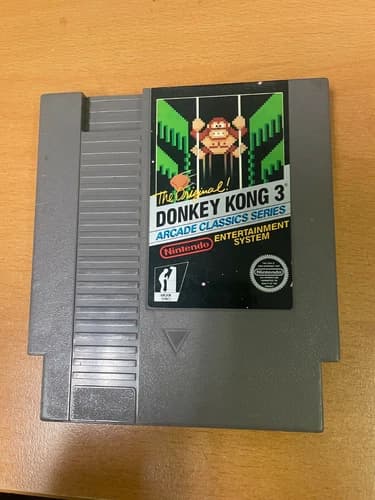 Donkey Kong 3 (1986) Original Arcade Classic NES Nintendo Entertainment System