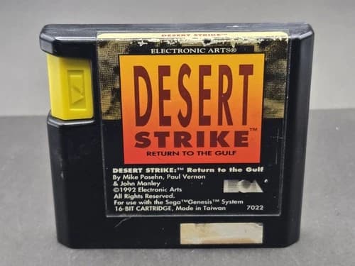 Desert Strike: Return to the Gulf (Sega Genesis, 1992) Cart Only.Tested!!