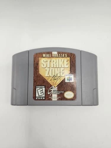 Mike Piazza's Strike Zone (Nintendo 64, 1998) Authentic Tested Mint Rare Retro
