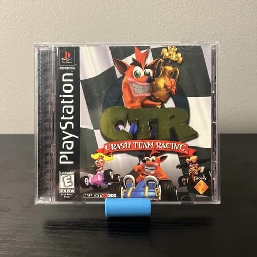 Crash Team Racing CTR Sony PlayStation 1 PS1 Complete CIB Tested