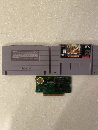 Romance of the Three Kingdoms IV: Wall of Fire (Super Nintendo SNES) Saves