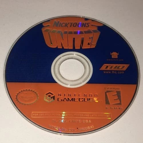 Nicktoons Unite (Nintendo GameCube, GC, 2005) - Game Disc Only-tested