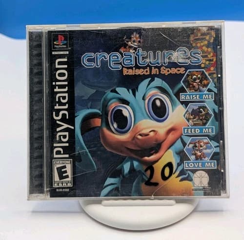 Creatures Raised in Space Sony PlayStation 1 PS1 Black Label Complete