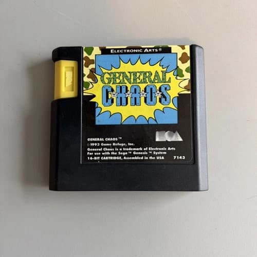 General Chaos (Sega Genesis, 1993) Cleaned and Tested