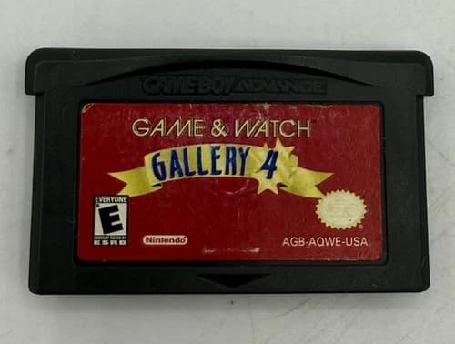 Game and Watch Gallery 4 for Nintendo Gameboy Advance - Tested, Authentic