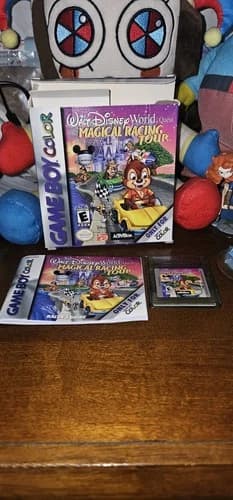 Game Boy Color Disney World Quest Magical Racing Tour CIB 2000 Gameboy
