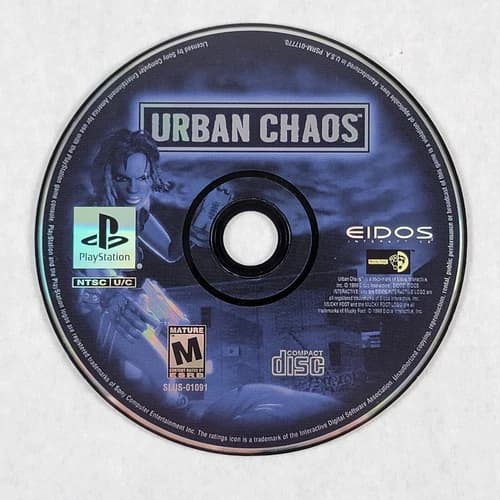 Urban Chaos - Loose Sony PS1 Playstation 1 Disc