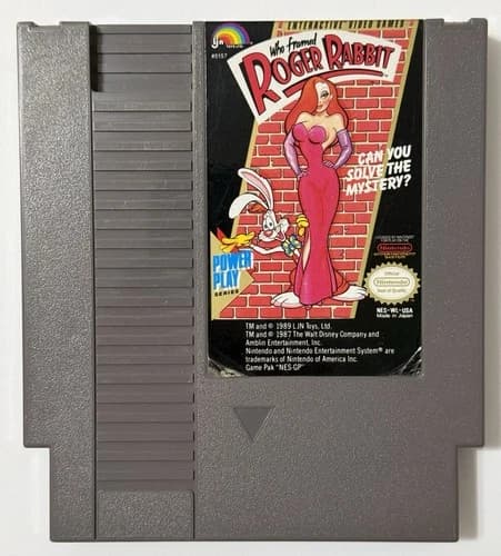 Who Framed Roger Rabbit - Nintendo NES *Tested & Working*