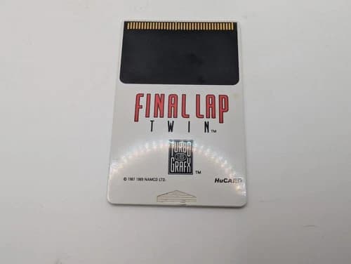Final Lap Twin (TurboGrafx-16, 1989) NEC Turbo Grafx 16 HuCARD only