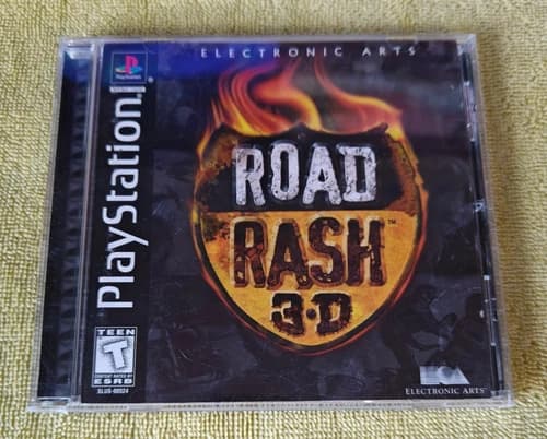 Road Rash 3D (Playstation 1 PS1) CIB Clean and Tested