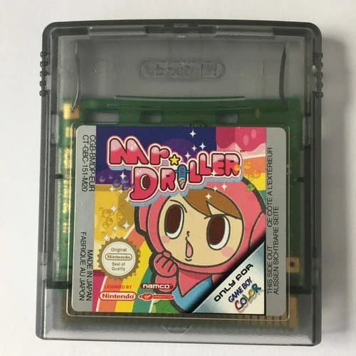 Mr Driller (Cartridge Only, Region Free, Works Worldwide) Gameboy GBC Color