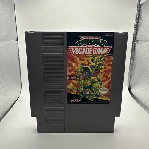 Teenage Mutant Ninja Turtles 2 Arcade Game ( Nintendo NES ) Tested NM Game Only