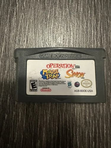 Mouse Trap/Operation/Simon (Nintendo Game Boy Advance, 2005)