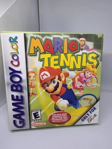 Mario Tennis (Nintendo Game Boy Color, 2001) - Complete In Box Authentic