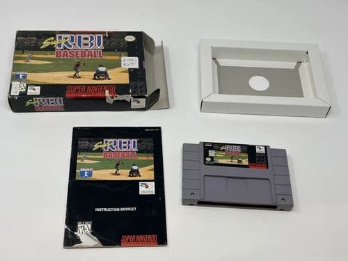 Super R.B.I. Baseball (Super Nintendo Entertainment System, 1995) CIB Complete