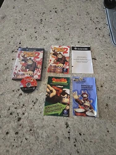 Donkey Konga 2 (Nintendo GameCube, 2005) Complete Tested