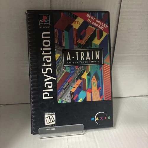 A-Train (Sony PlayStation 1, 1996) TESTED AND WORKING