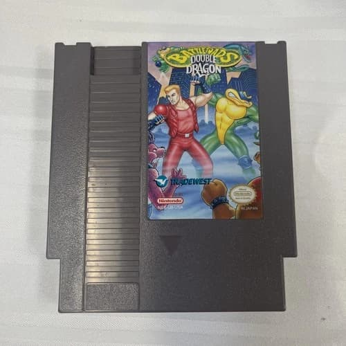Battletoads Double Dragon NES Original Game Cartridge Tested And Works