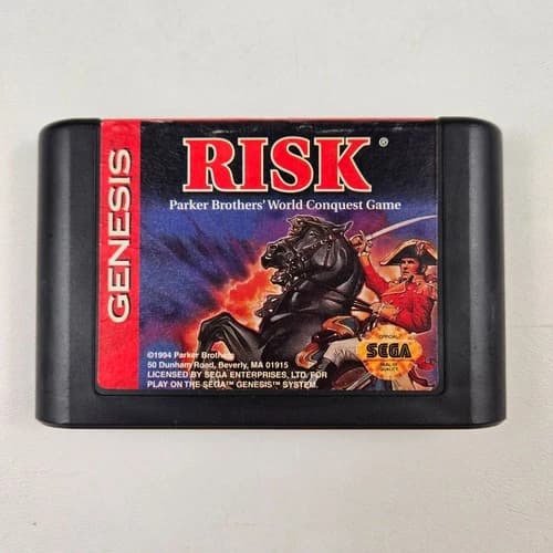 Risk Board Game Sega Genesis 1994 Game Cartridge Only Tested & Works