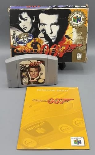 Goldeneye 007 1998 GOTY Player's Choice N64 Nintendo 64 - CIB - Tested ✅