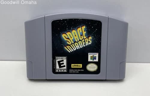 Nintendo 64 (N64) - Space Invaders 1999 - Authentic - Cartridge Only - Tested