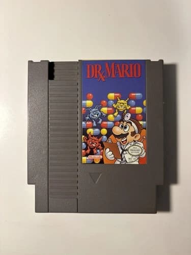 Dr. Mario Nintendo NES 1985 Video Game Cartridge