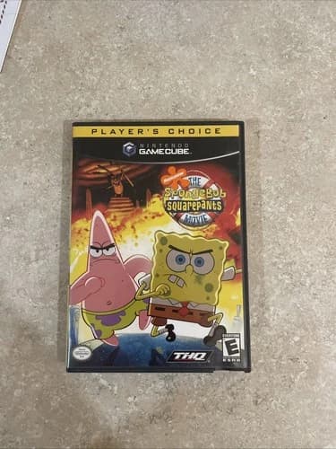 The SpongeBob SquarePants Movie Nintendo GameCube Complete Case and Game