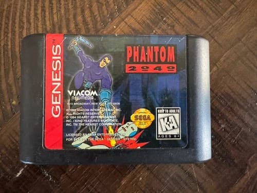 Phantom 2040 Sega Genesis Authentic Tested And Working Cart Good Condition