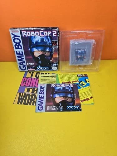 Nintendo Game Boy Robocop 2 COMPLETE W/ Manual TESTED