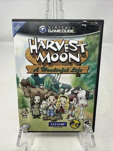 Harvest Moon: A Wonderful Life Nintendo GameCube Tested & Working