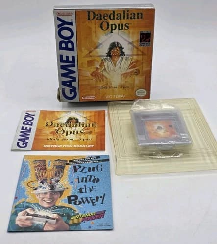 Daedalian Opus Nintendo Game Boy Complete Tested Works Clean Cartridge