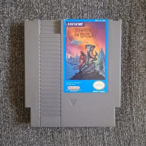 Natsume Shadow of the Ninja Nintendo NES Game Cartridge NTSC-U/C
