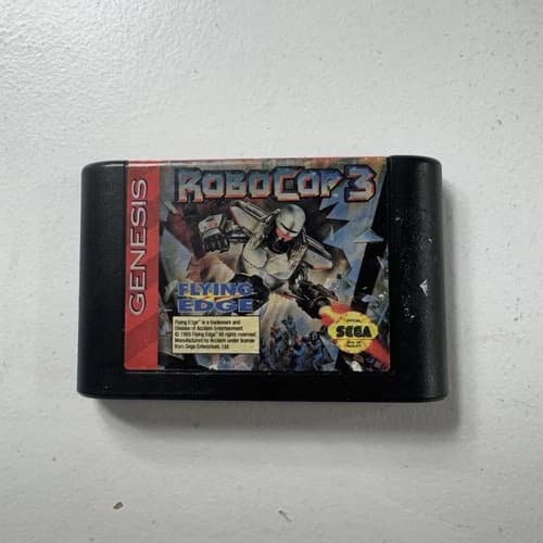 RoboCop 3 (Sega Genesis, 1993) Authentic Cartridge Only