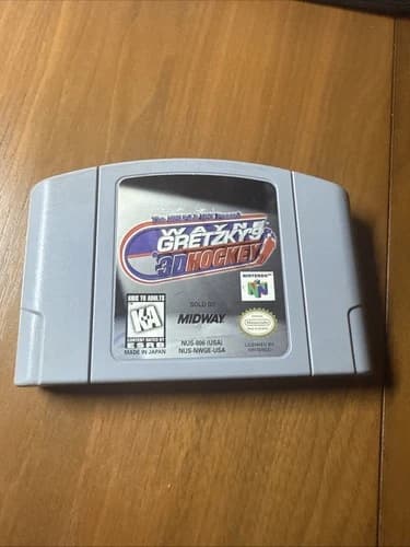 Wayne Gretzky's 3D Hockey N64 Nintendo 64 Authentic Tested Works